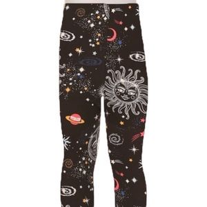 Celestial Printed High Waisted Kids Leggings NWT